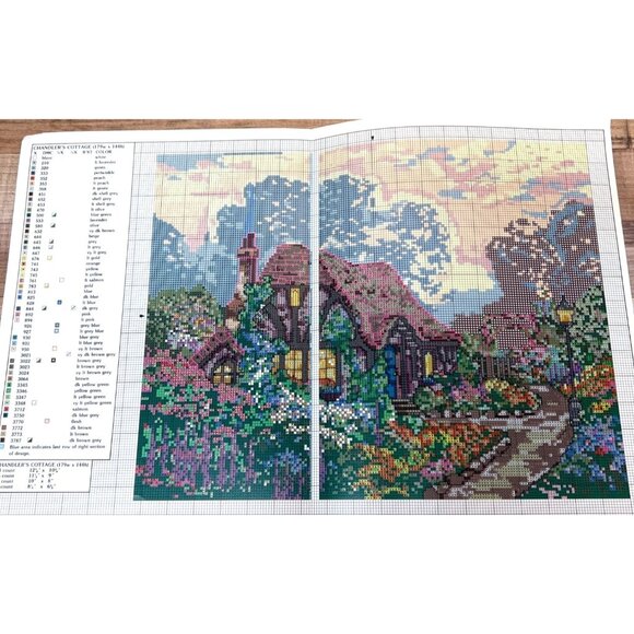 Chandlers Cottage Cross Stitch Leaflet 2106 By Leisure Arts - Picture 1 of 3